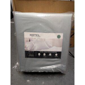 Hotel Signature Sateen 800 Thread Count TC Blue Cotton 6pc Sheet Set King